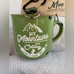 Distressed The Mountains Are Calling And I Must Go Rustic Mug.***SOLD***